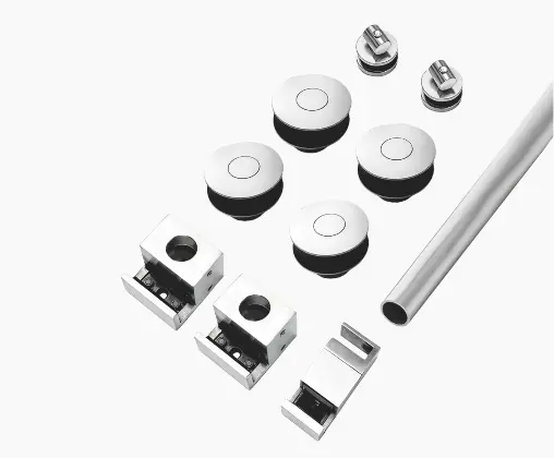 Round Bar Shower sliding door kits QW-212