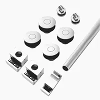 Round Bar Shower sliding door kits QW-212