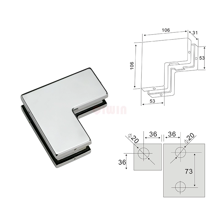 Glass Door Clamp GDC-315