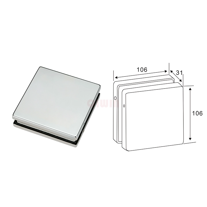 Glass Door Clamp GDC-317