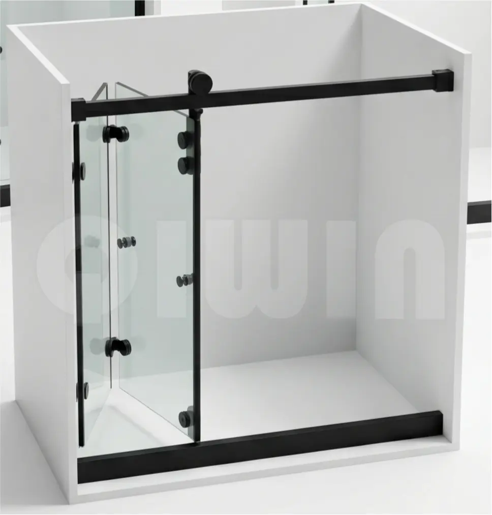 2 in 1 Folding Sliding Shower Door Kit QW-209F